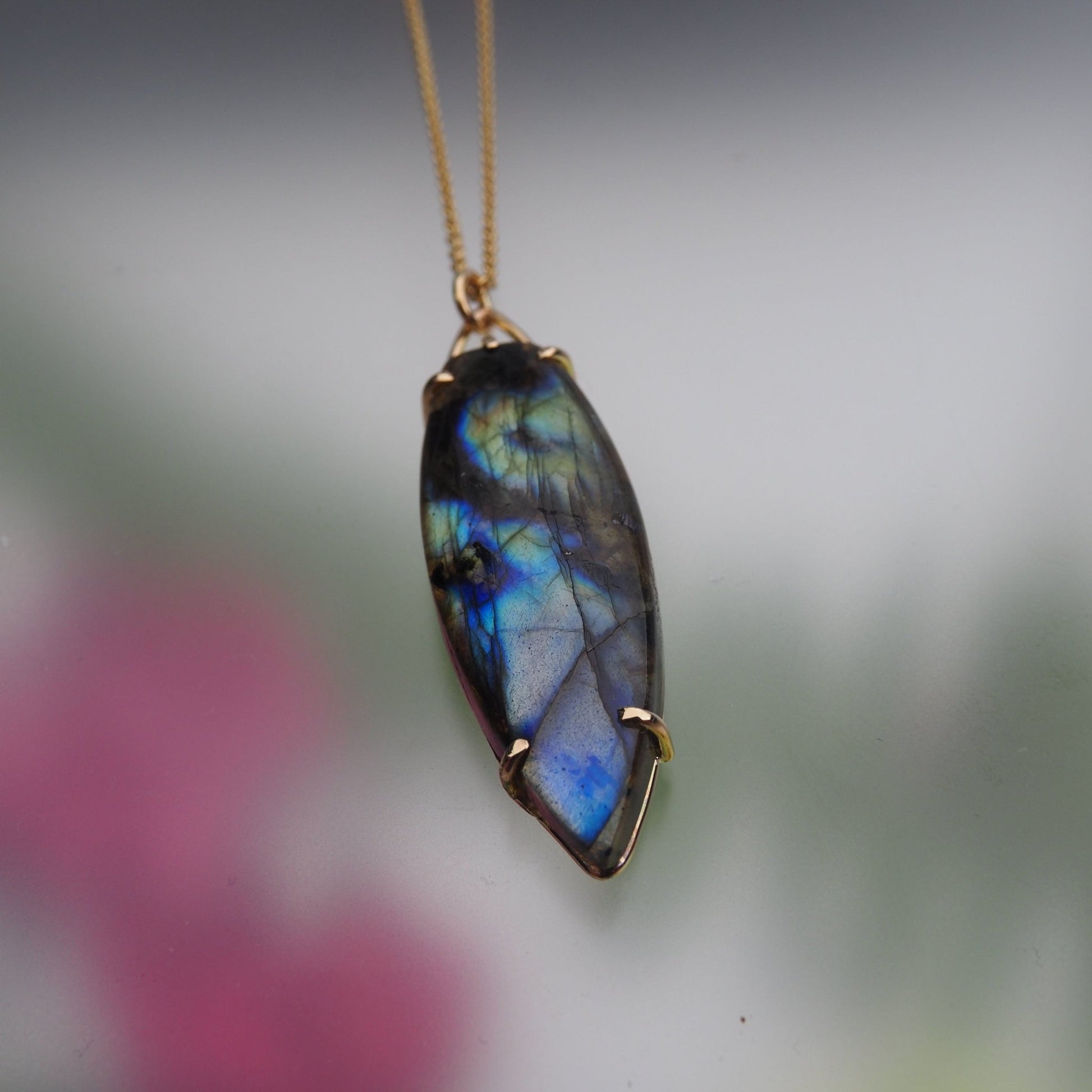 14k Labradorite Dream Necklace - Mettle by Abby