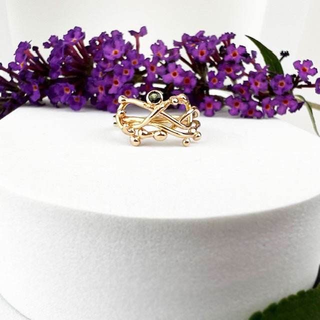 14k Tourmaline Symphony Ring - Mettle by Abby