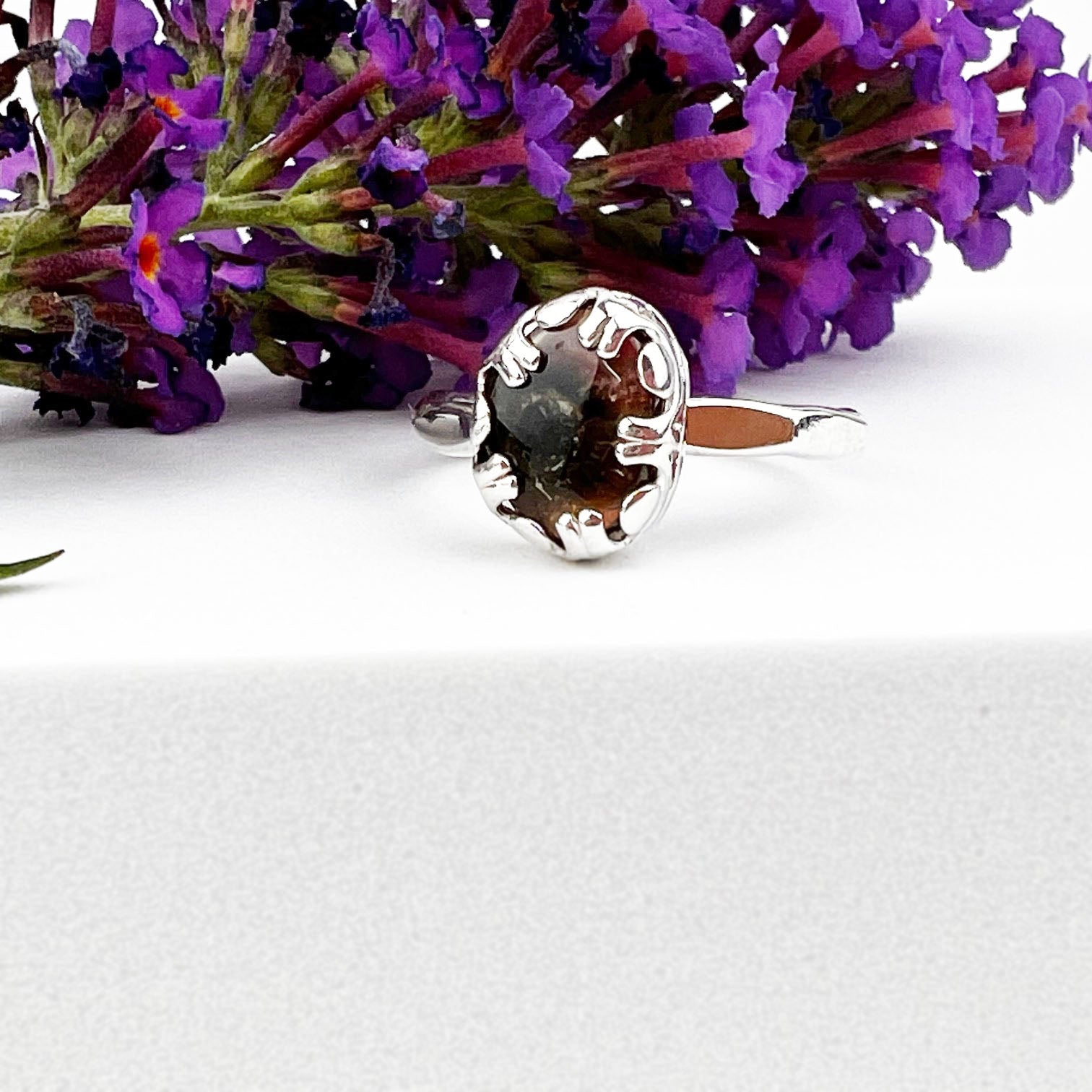 Hexagonal Bloom Ring - Mettle by Abby