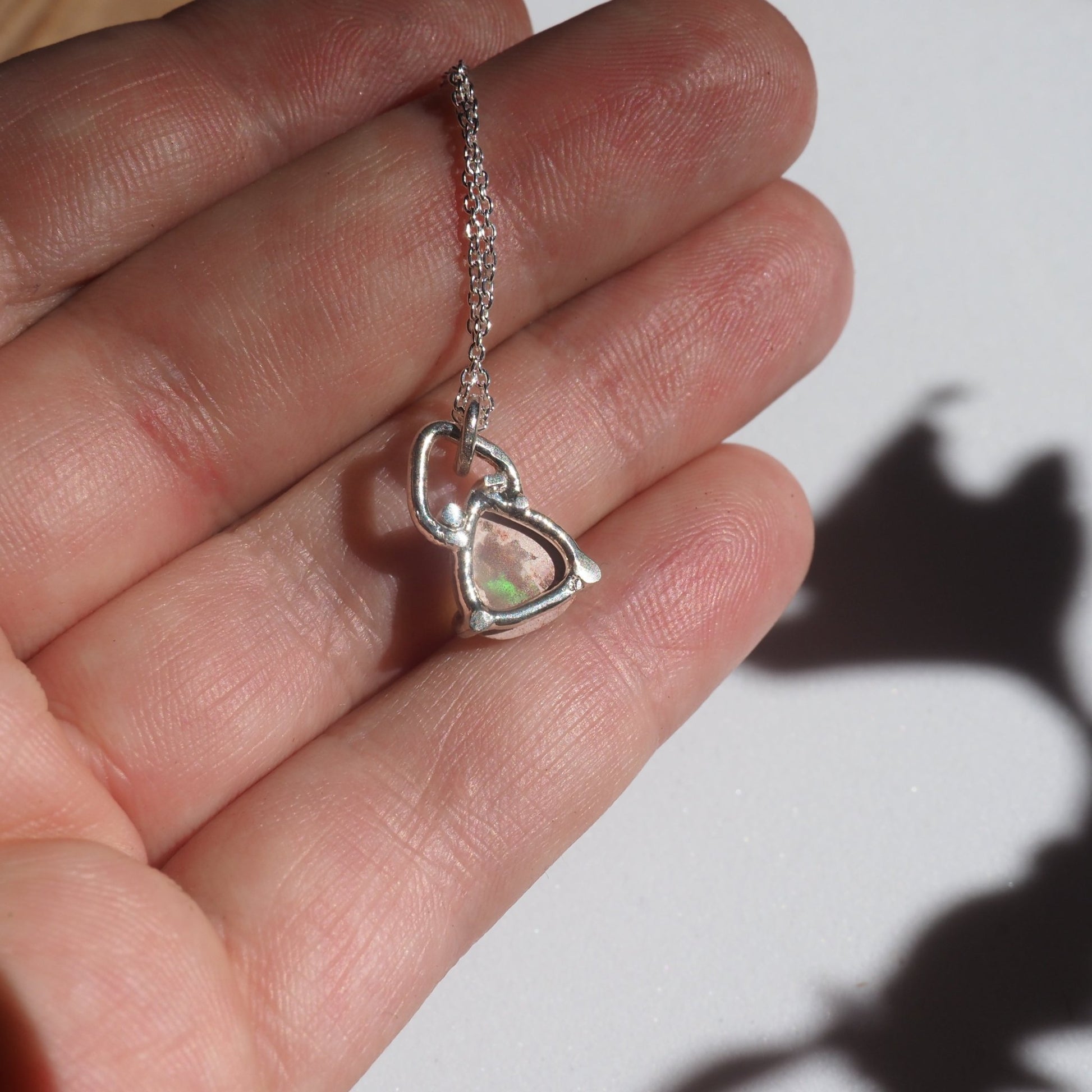 Opal Petal Necklace - Mettle by Abby