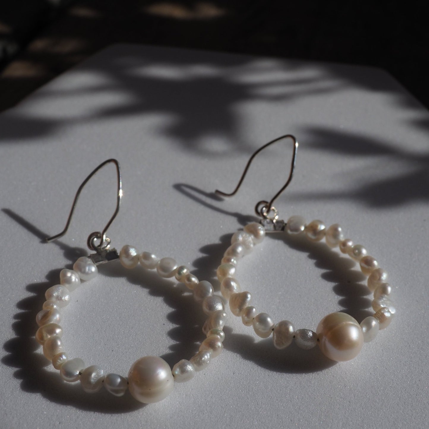 Pearl Hoops - Mettle by Abby