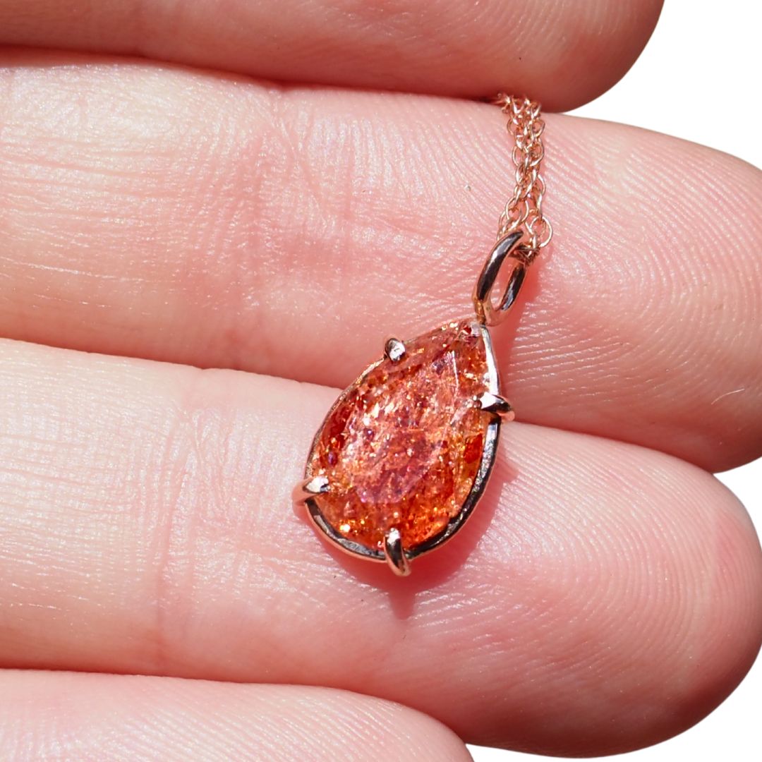 14k Firelight Necklace