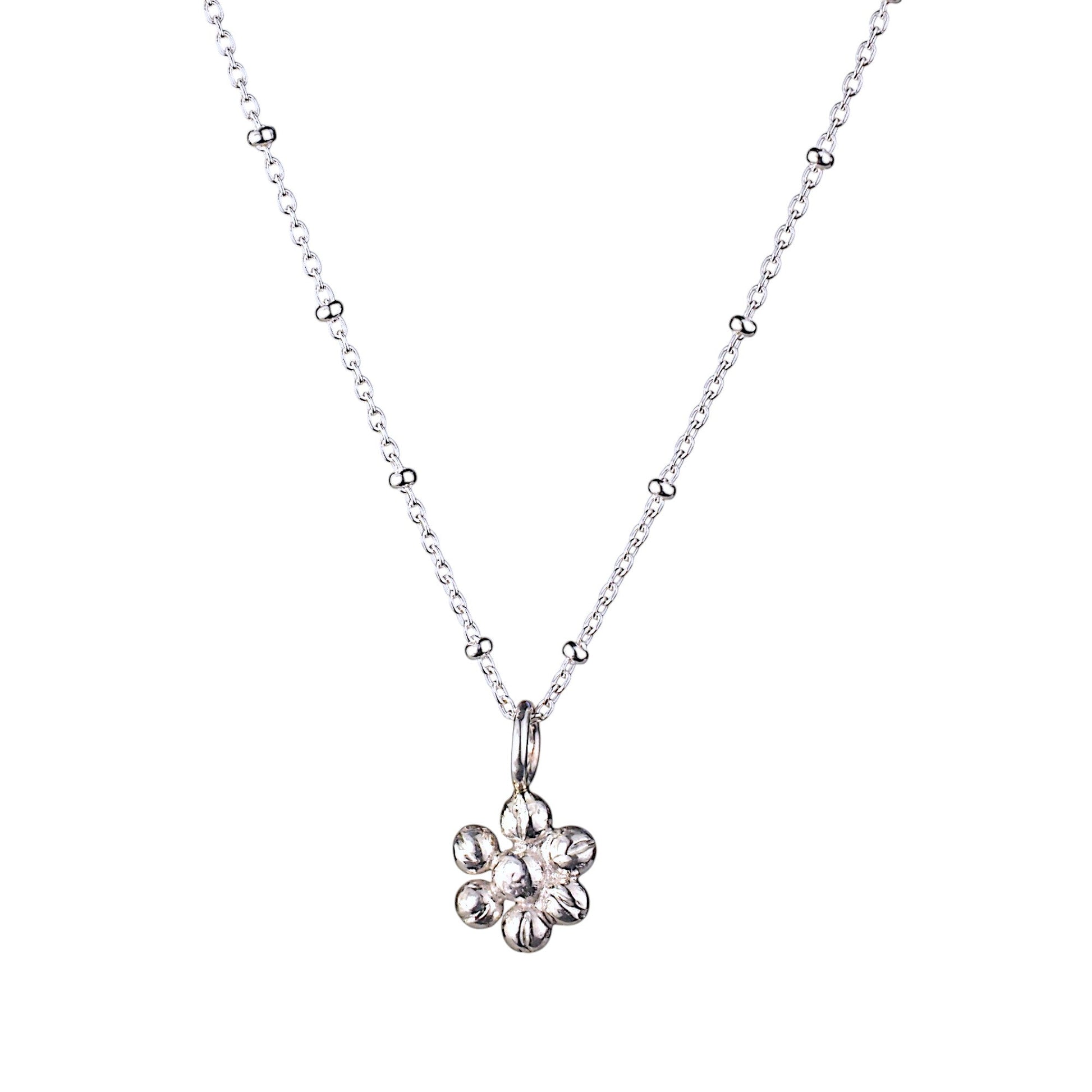 Silver Blossom Necklace - Mettle by Abby