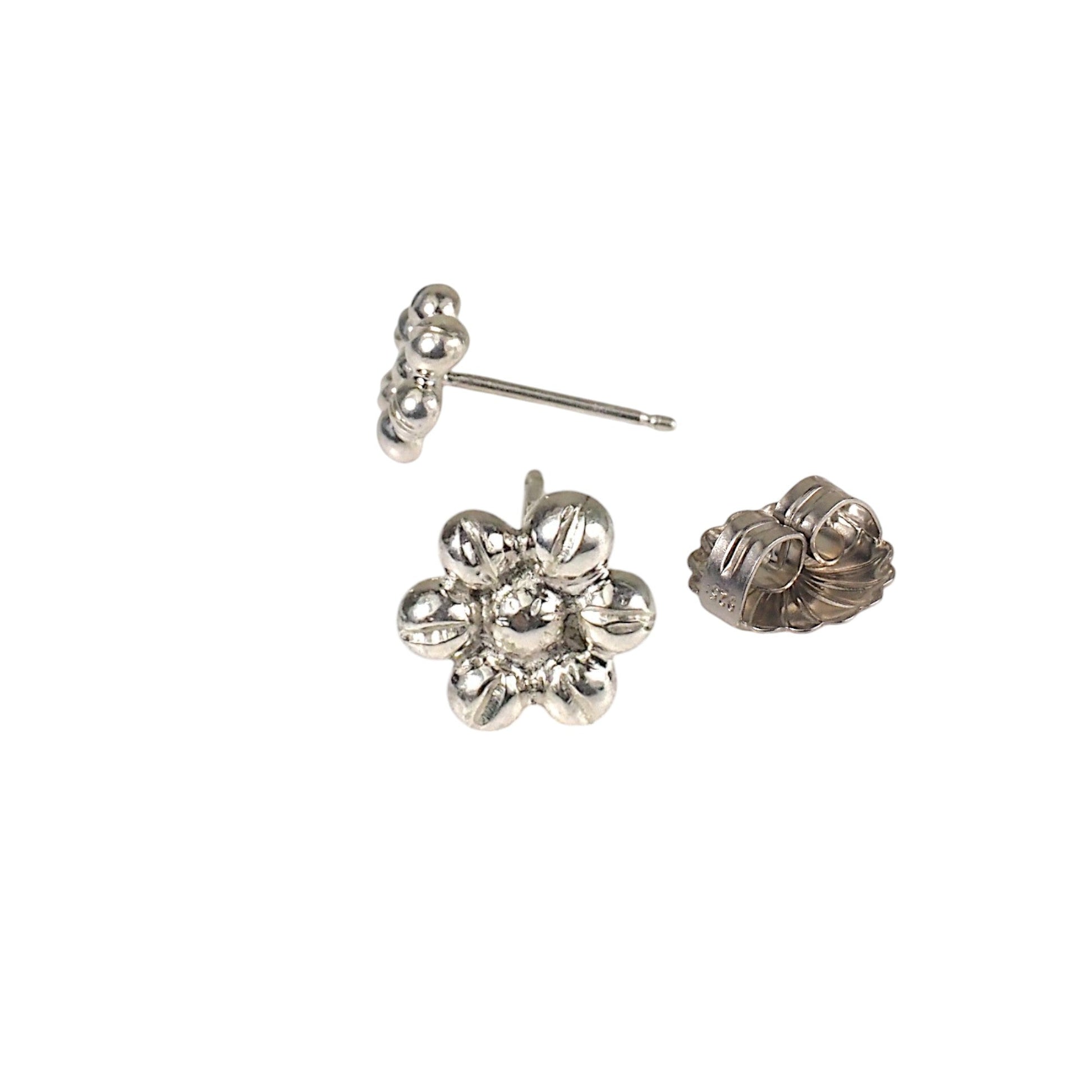 Silver Blossom Studs - Mettle by Abby