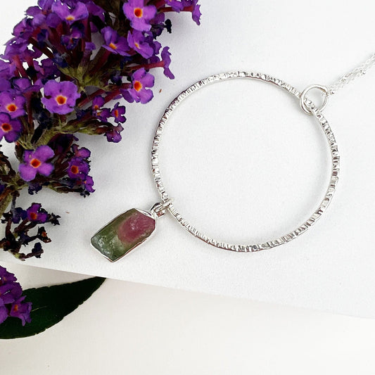 Watermelon Halo Necklace - Mettle by Abby