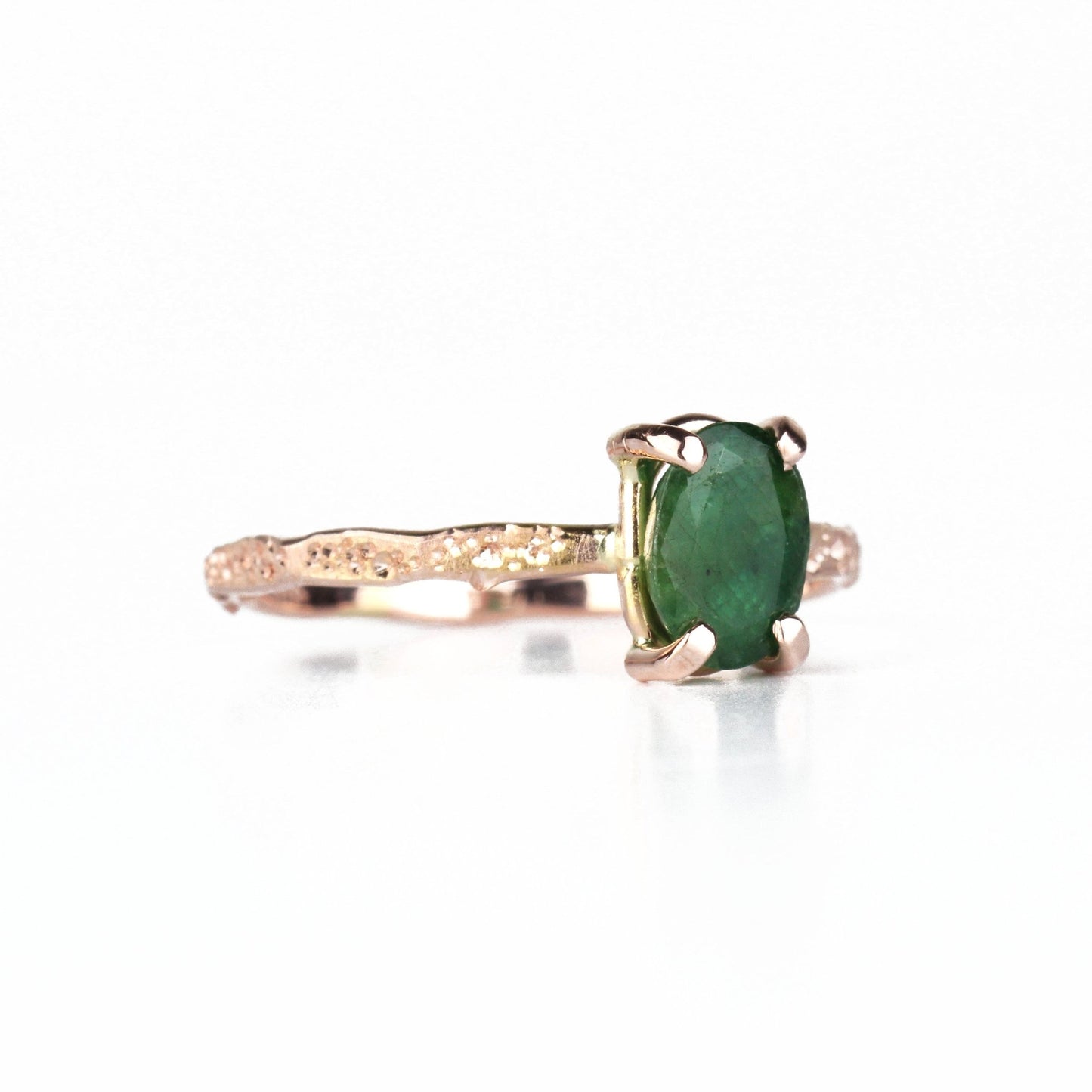 14K Emerald Ring - Mettle by Abby