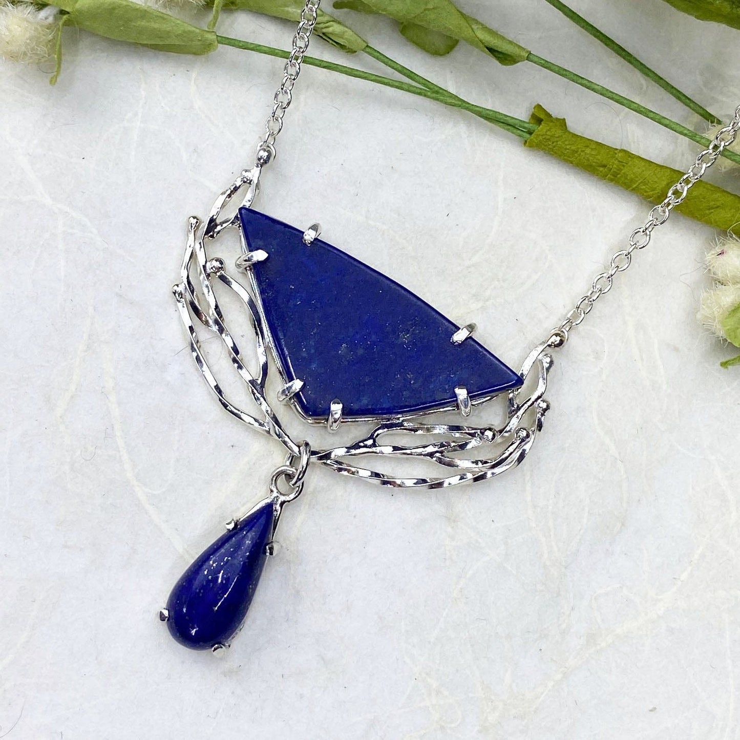 Lapis Lazuli Wreath Necklace