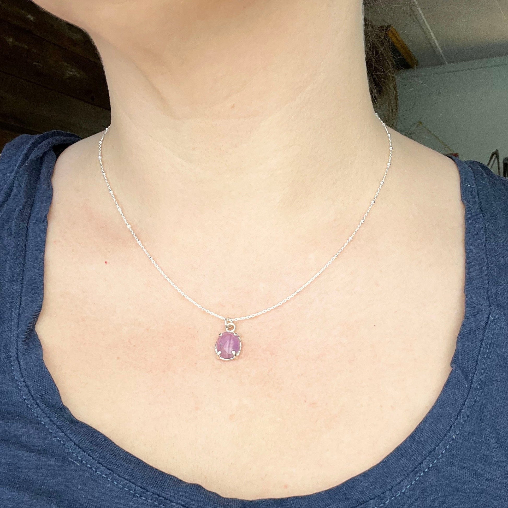 July Birthstone Necklace - Mettle by Abby