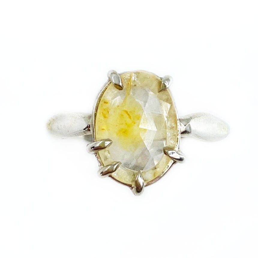 Rose Cut Yellow Sapphire Ring - Mettle by Abby