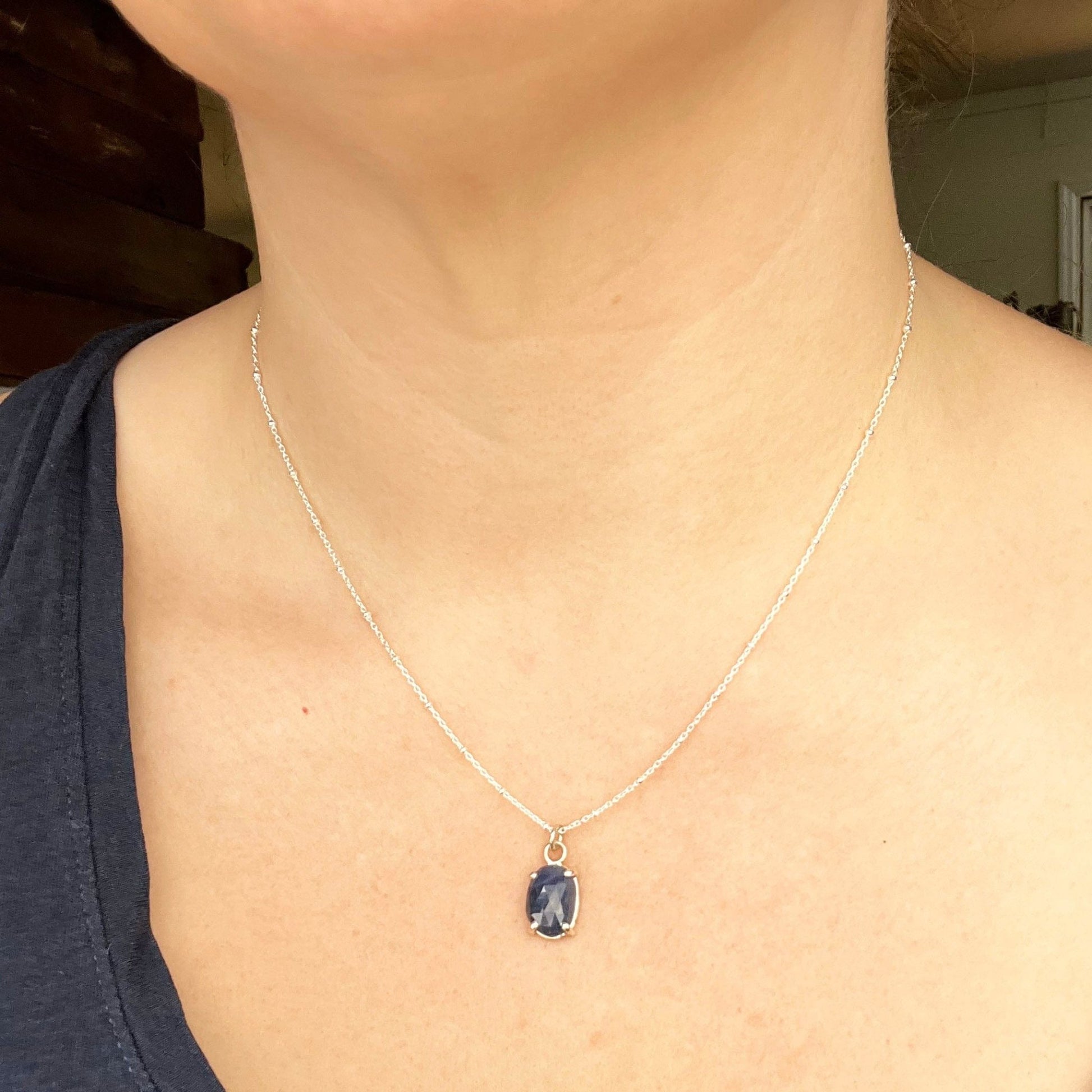 September Birthstone Necklace - Mettle by Abby