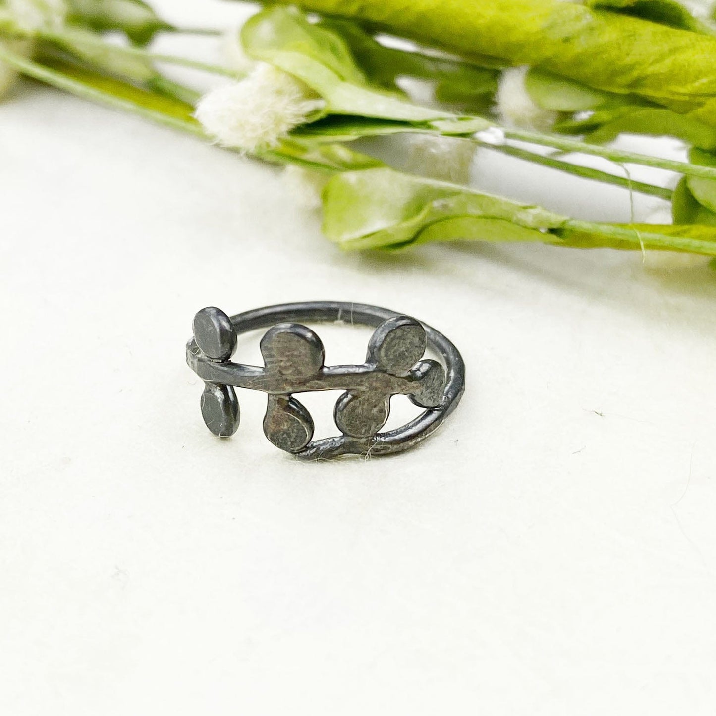 Wrapping Bubble Fern Ring - Mettle by Abby