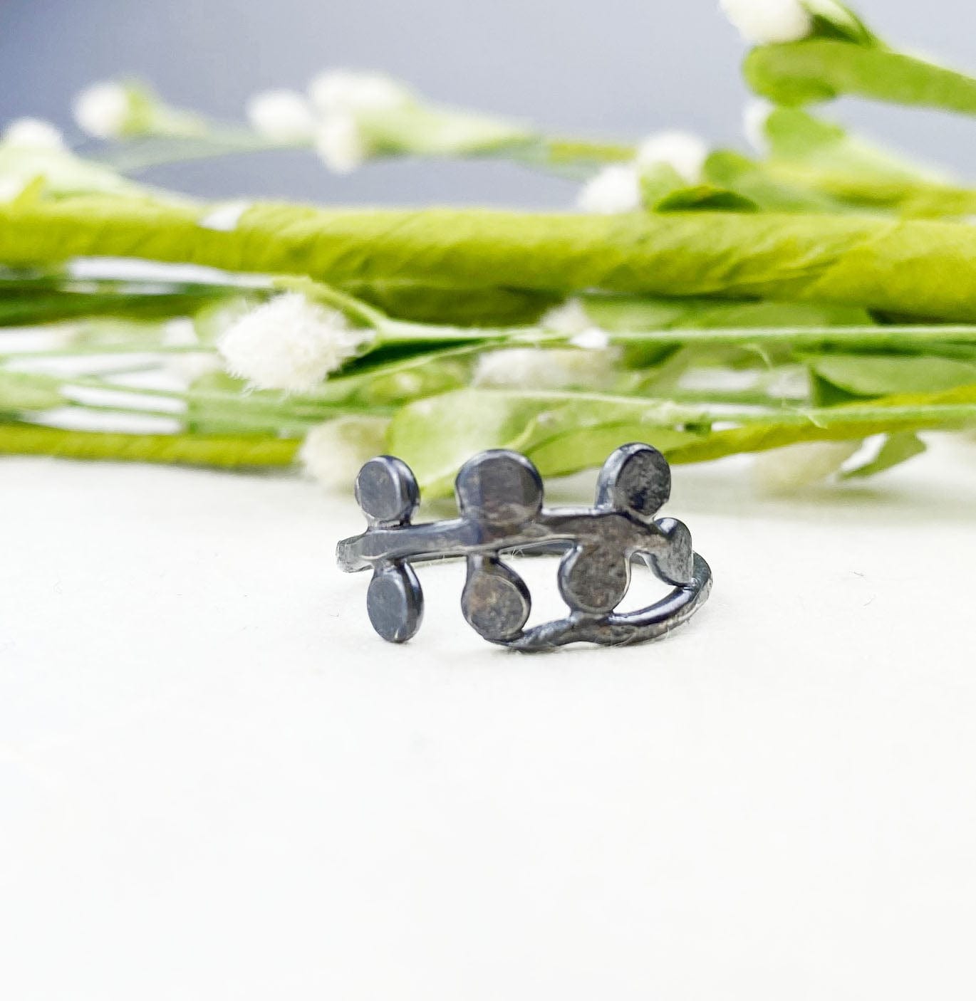 Wrapping Bubble Fern Ring - Mettle by Abby