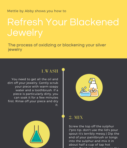 How to blacken your jewelry