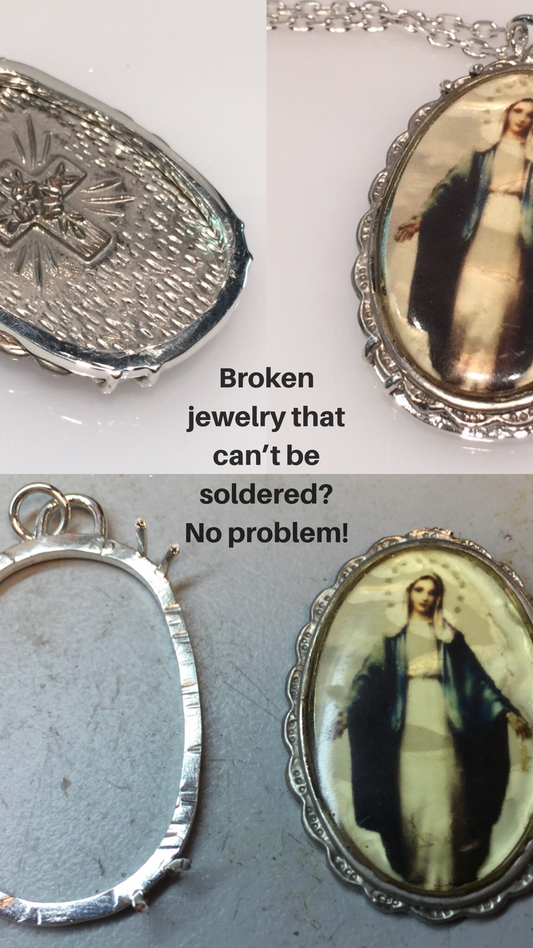 What to do with sentimental jewelry that can't be soldered
