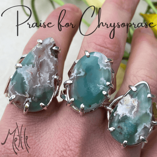 All About Chrysoprase! (and 3 reasons to give it to someone!) - Mettle by Abby