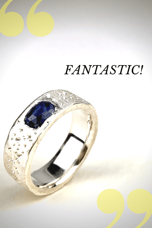 Men's Sapphire Ring - Mettle by Abby