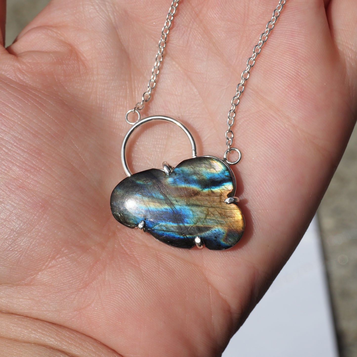 Storm Cloud Necklace