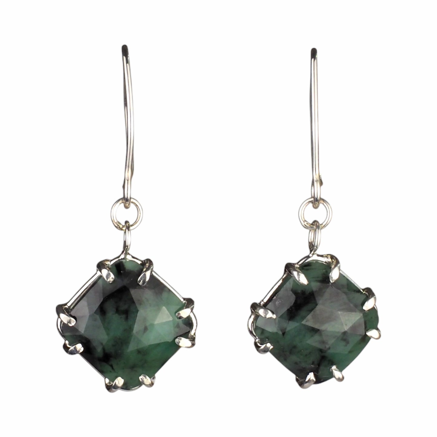 Shadowmoss Emerald Earrings