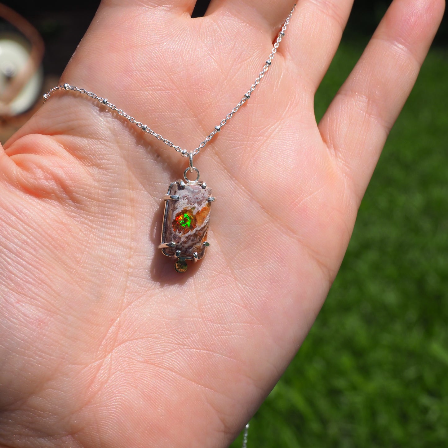 Ember Opal Necklace