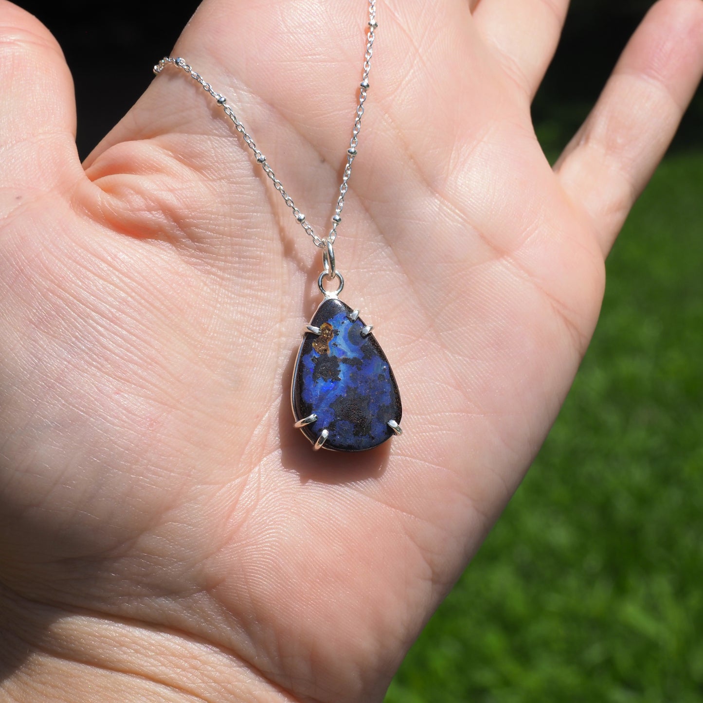 Australian Boulder Opal Necklace