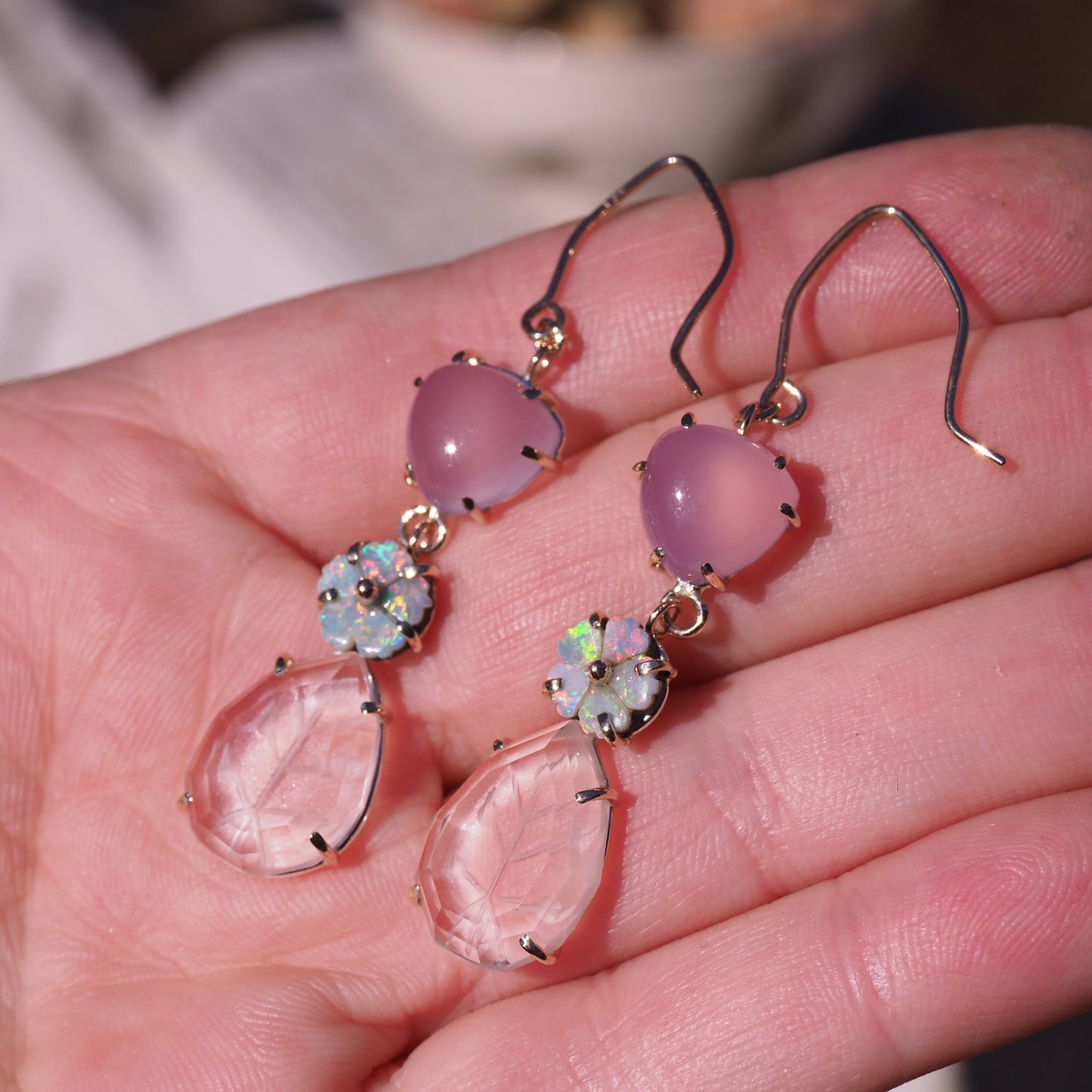 14k Opal Garden Earrings