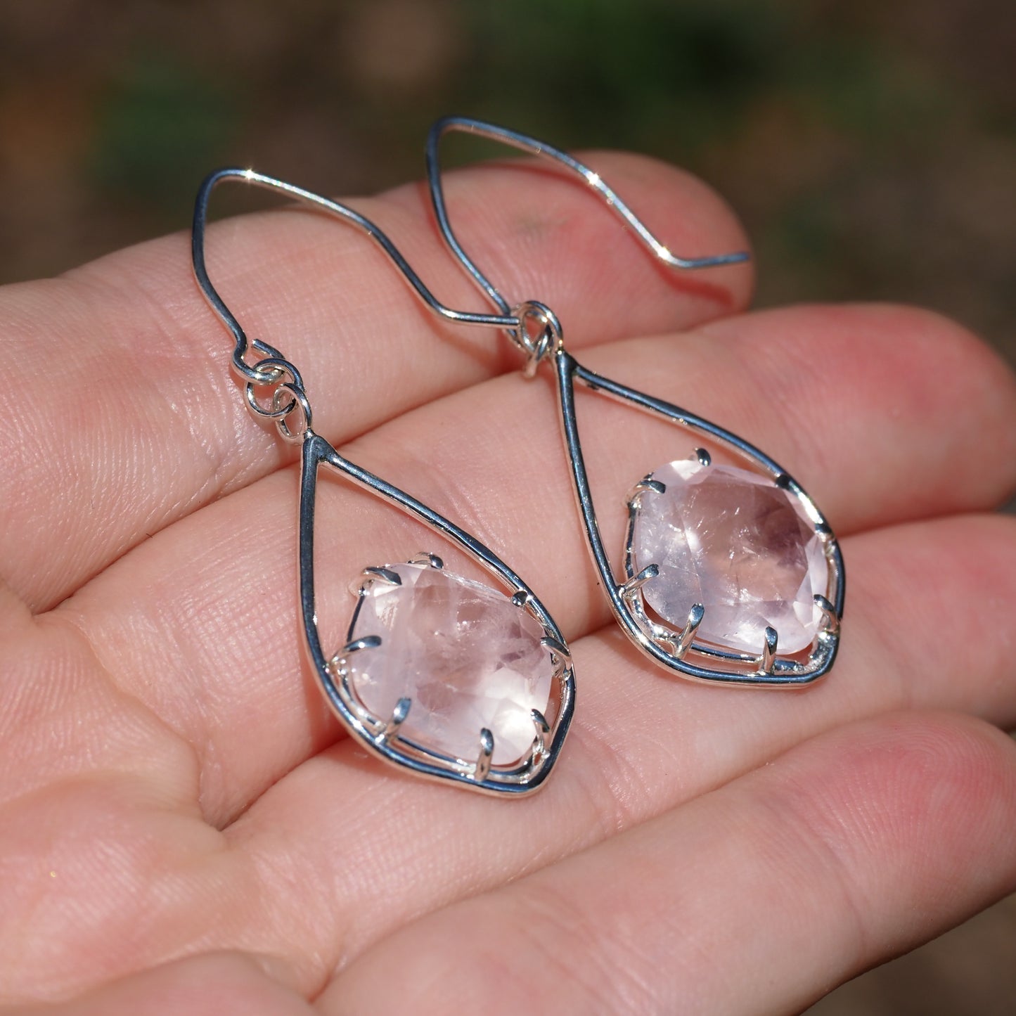 Wayfinder Rose Quartz Earrings