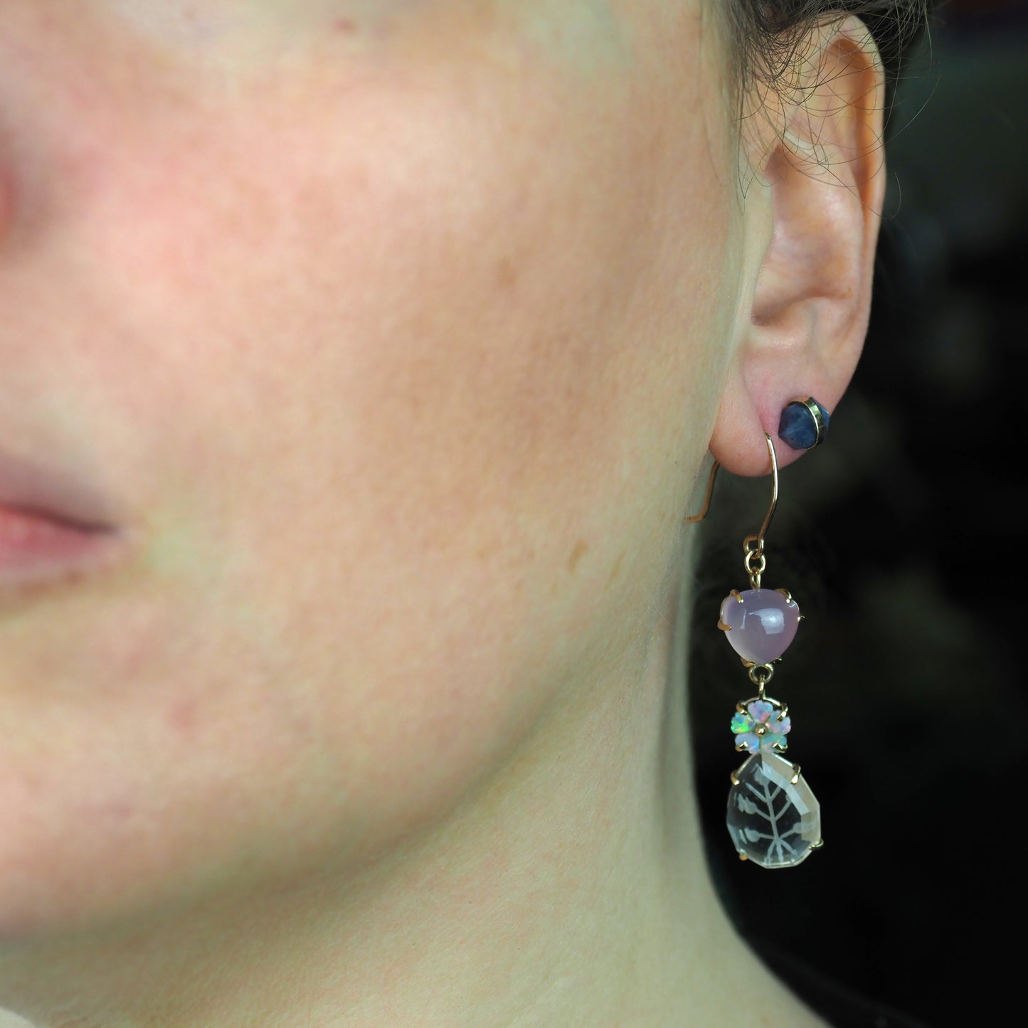 14k Opal Garden Earrings