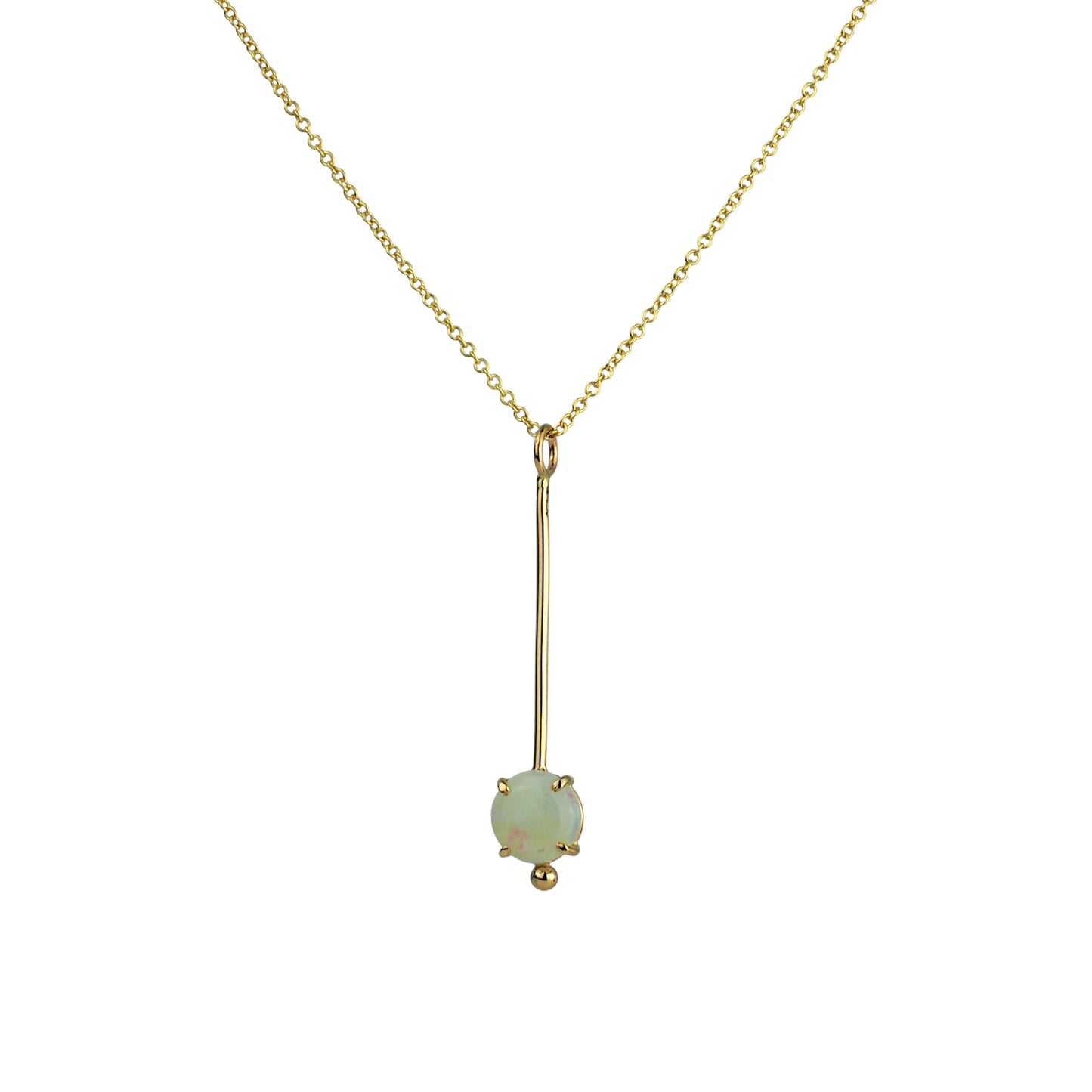 14k Australian Opal Necklace