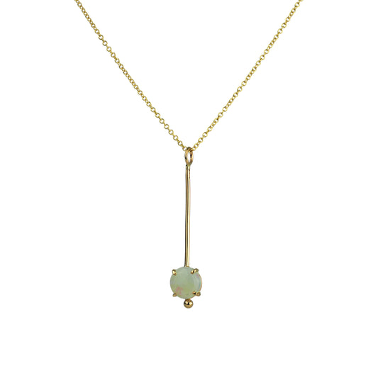 14k Australian Opal Necklace