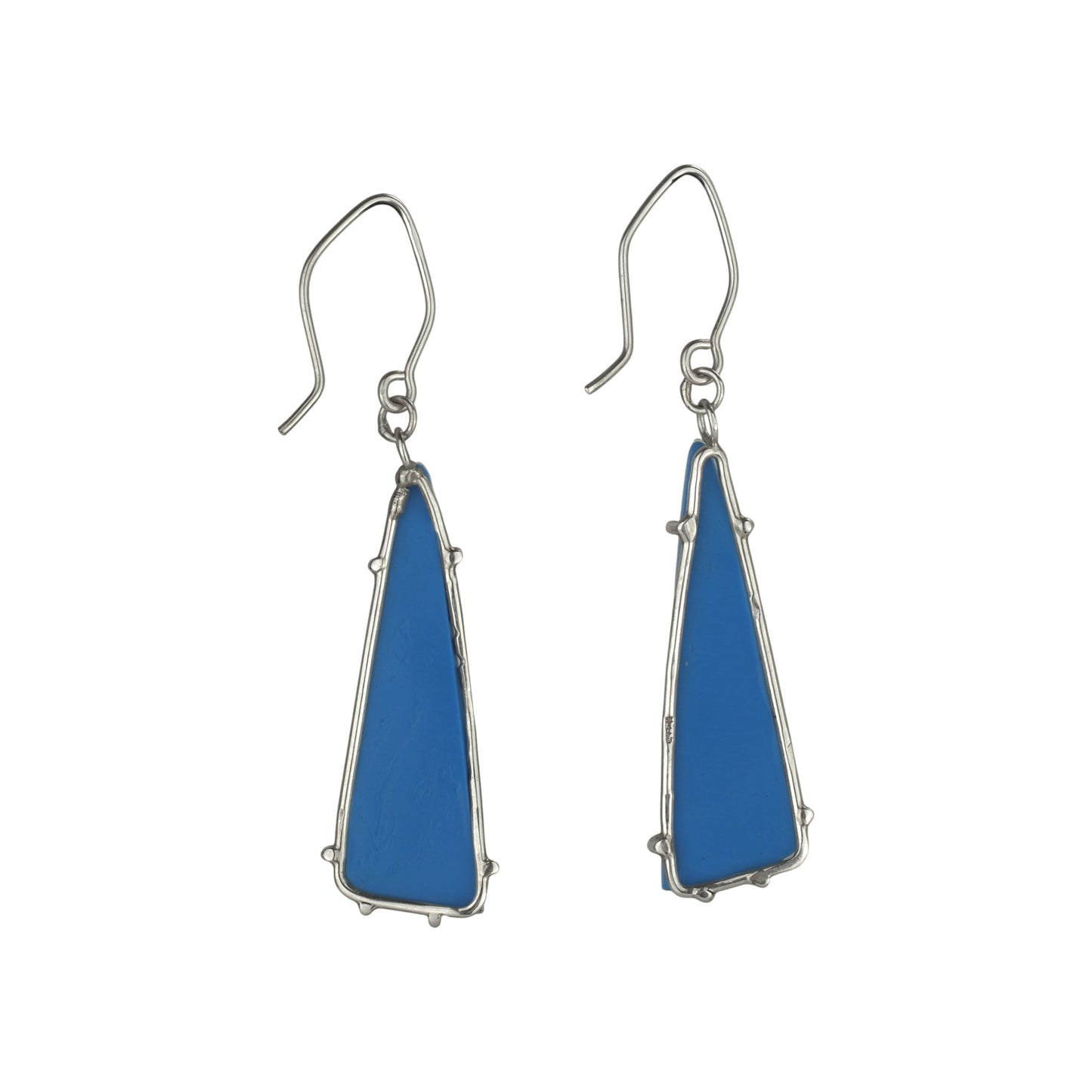 Blue Sky Earrings in Silver