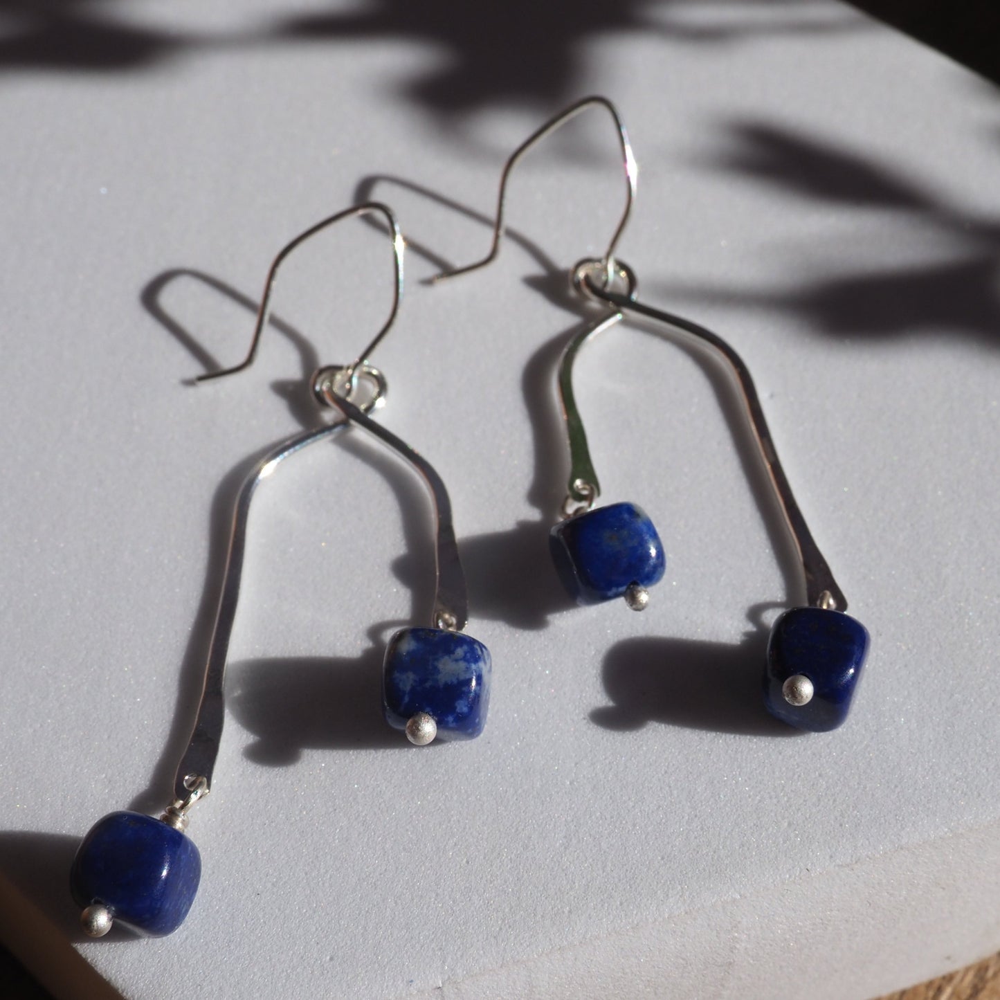 Lapis Mobile Earrings