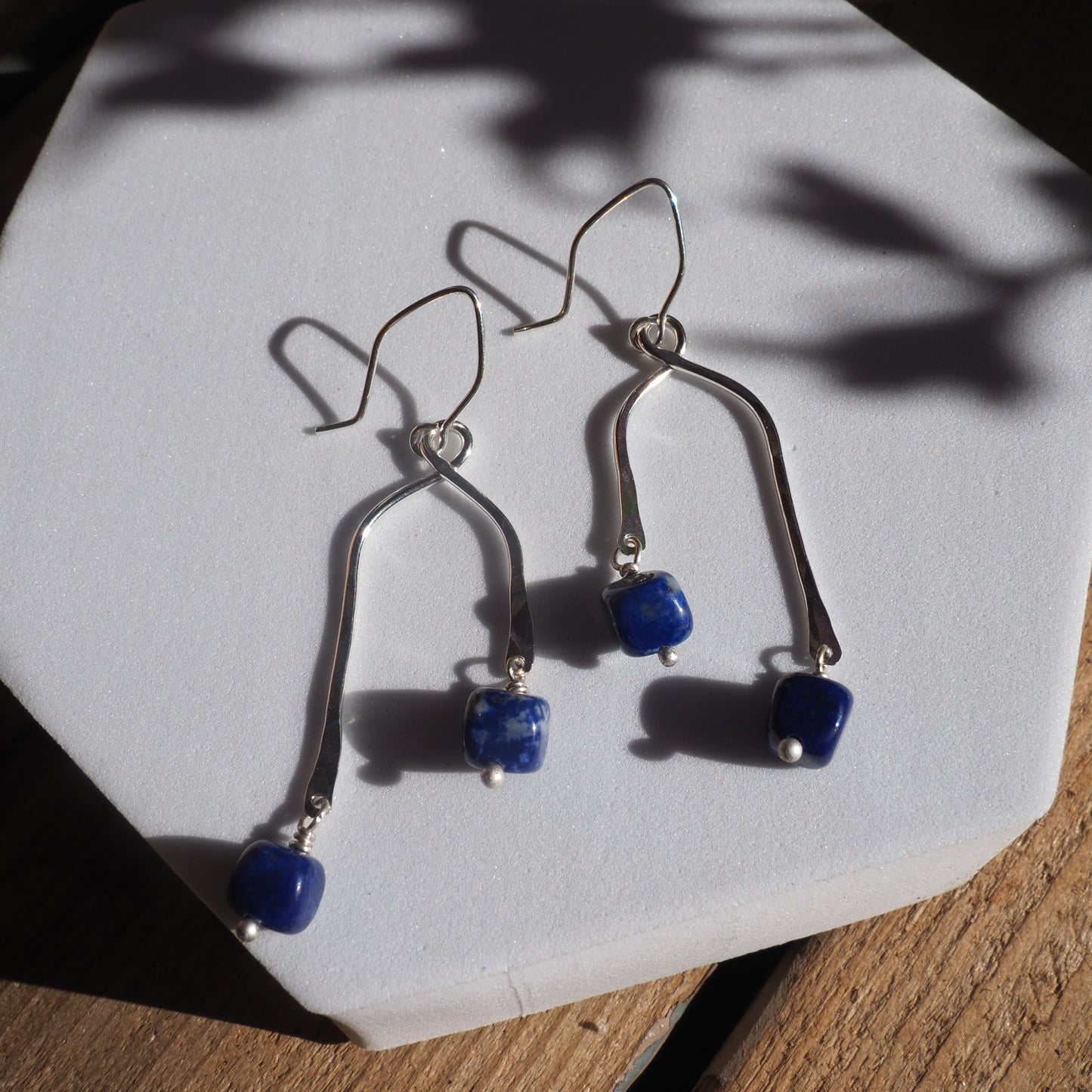 Lapis Mobile Earrings