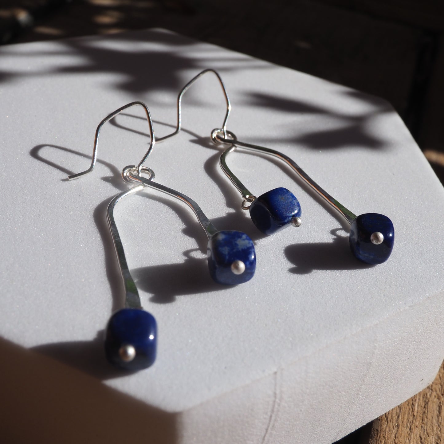 Lapis Mobile Earrings