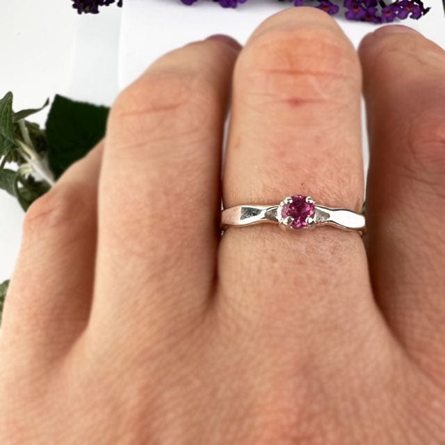 Petite Pink Tourmaline Ring