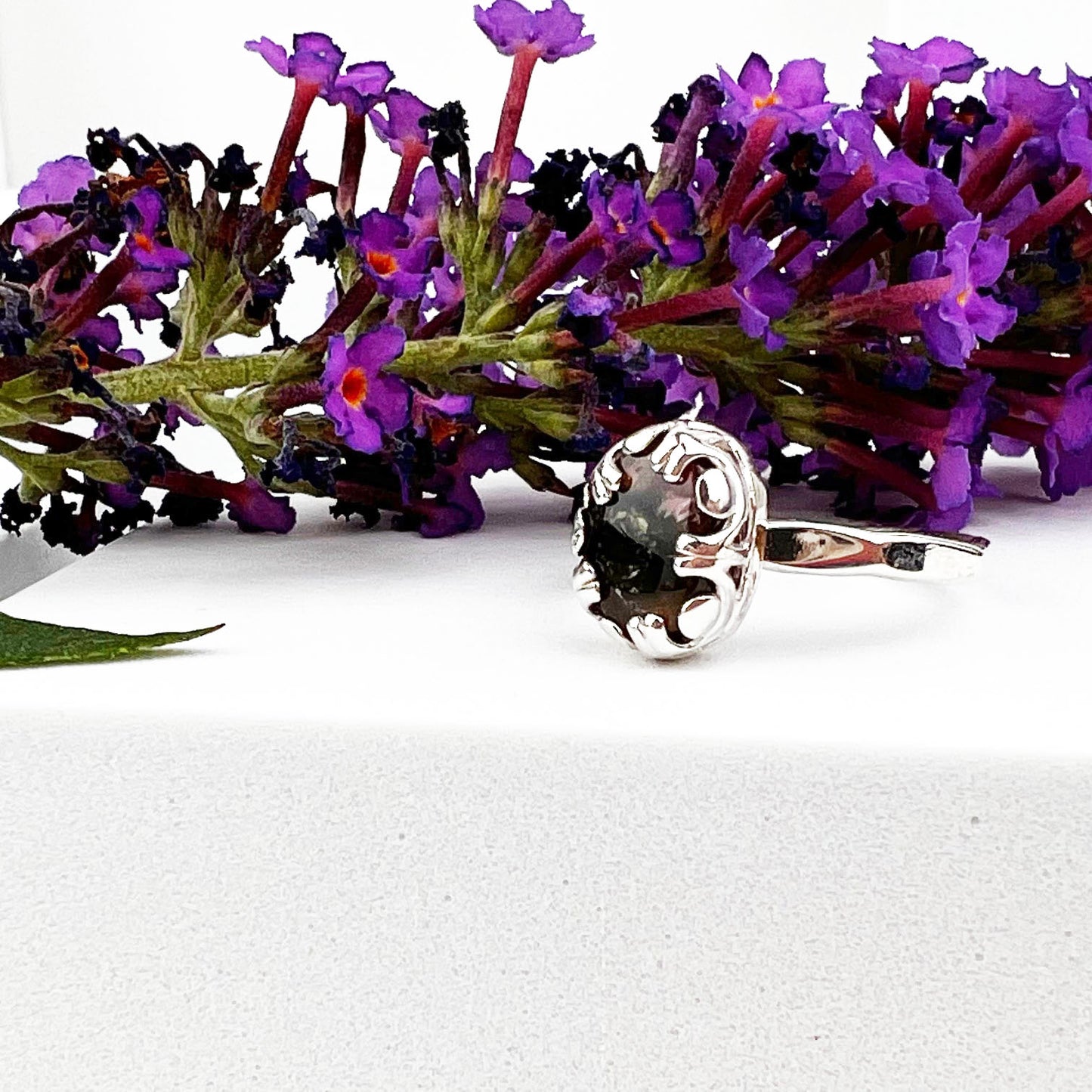 Hexagonal Bloom Ring