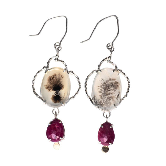 Ruby Victory Earrings