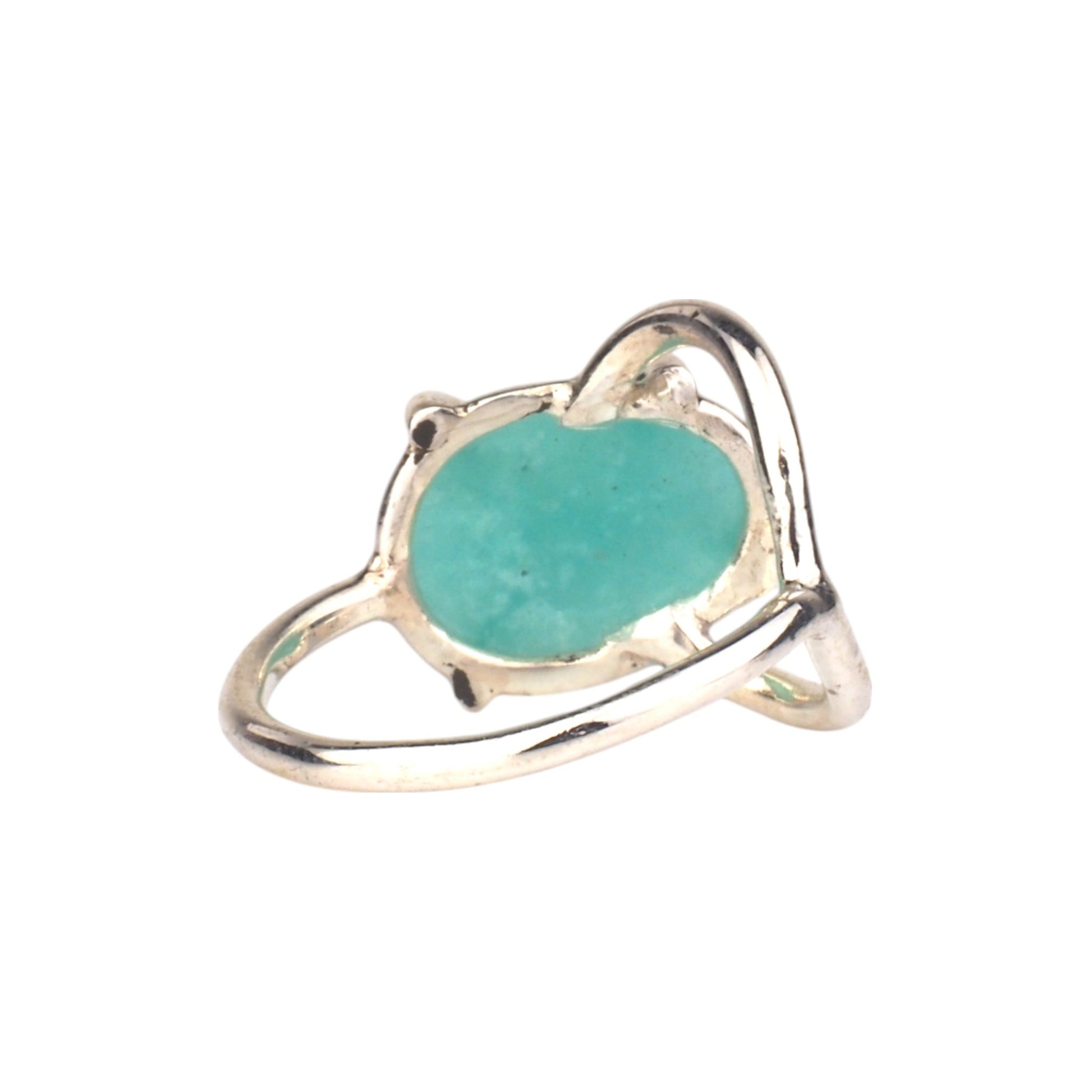 East - West Amazonite Ring - Mettle by Abby