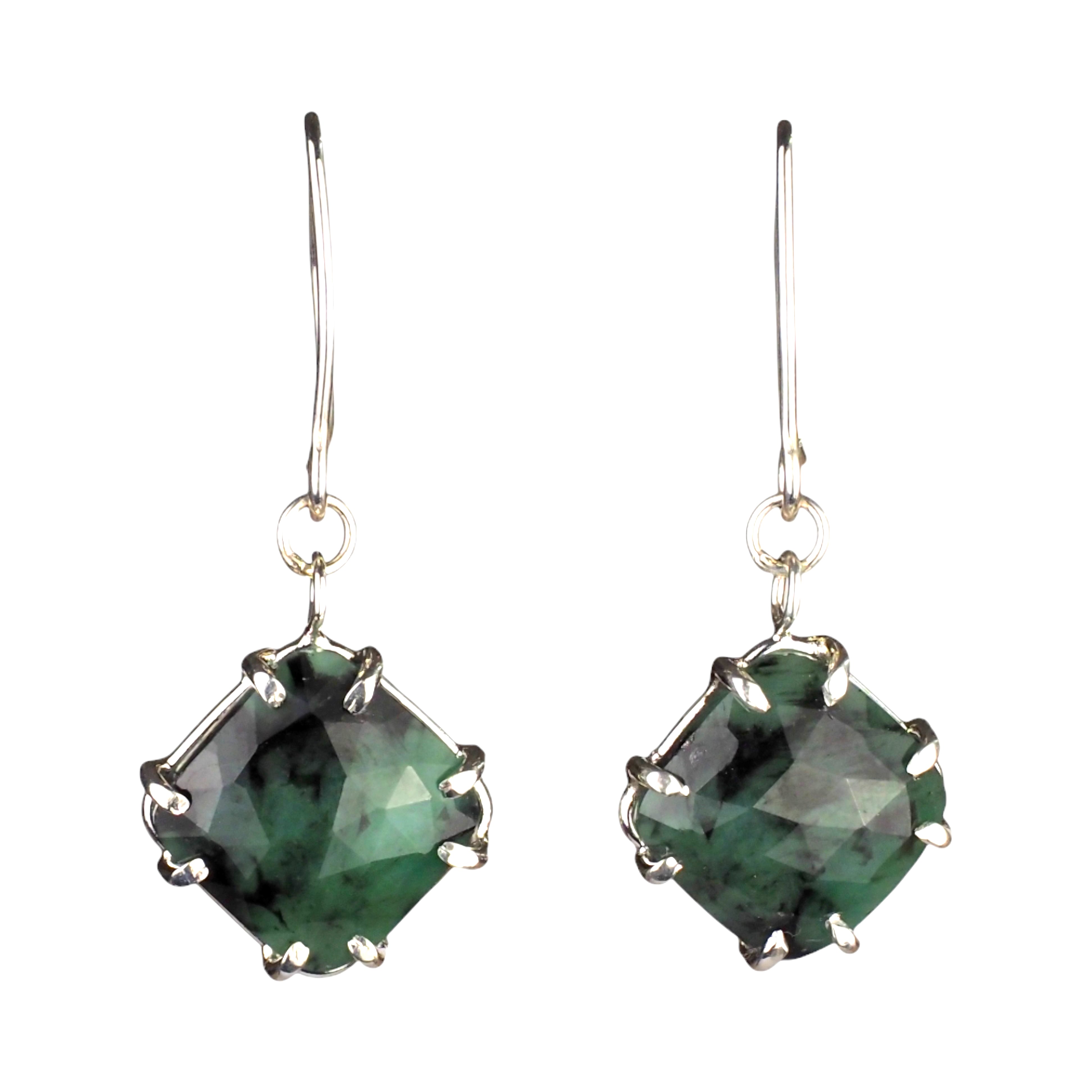 Shadowmoss Emerald Earrings – Mettle by Abby