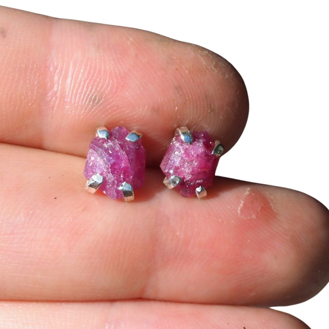 Star Ruby Studs
