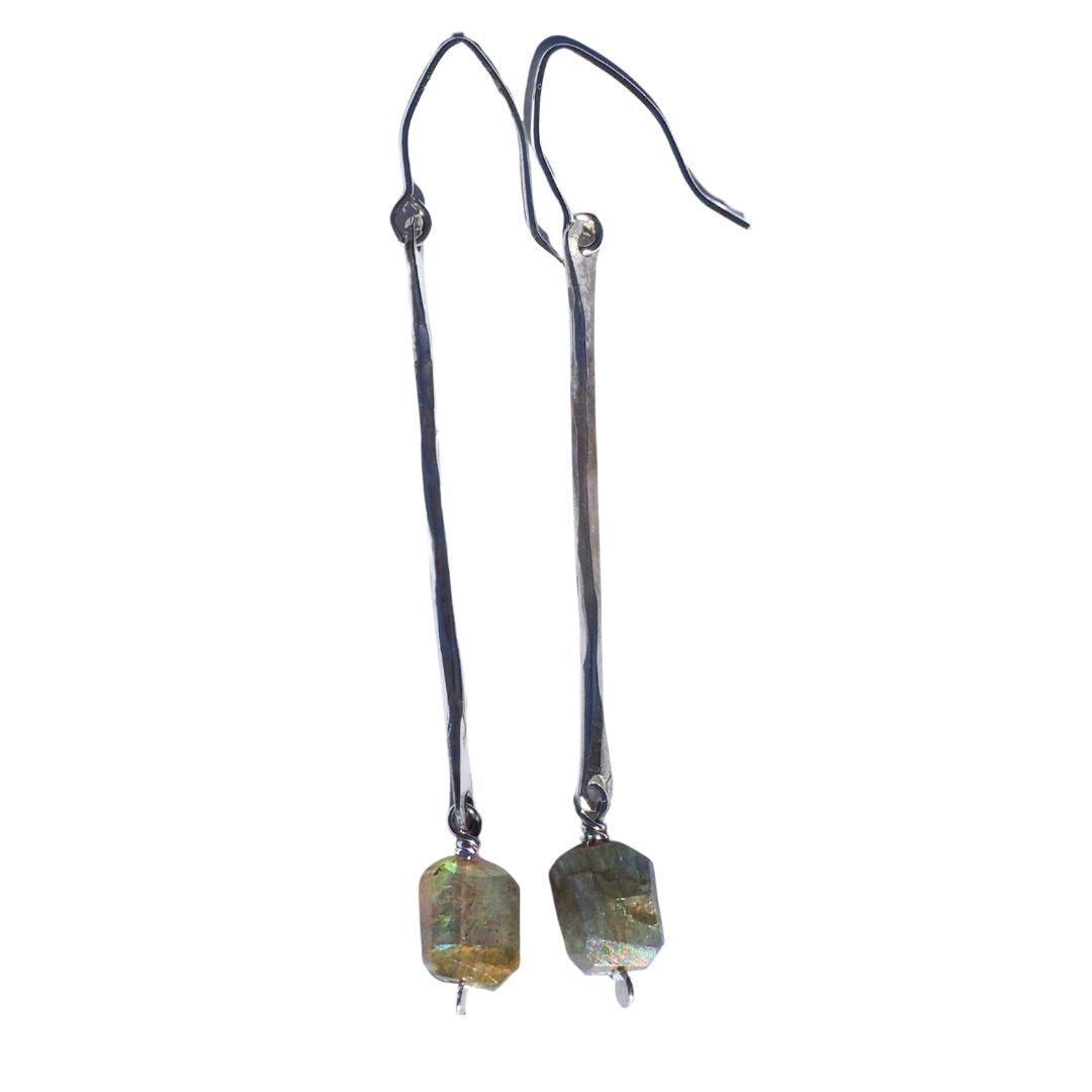 Labradorite Driftwood Earrings