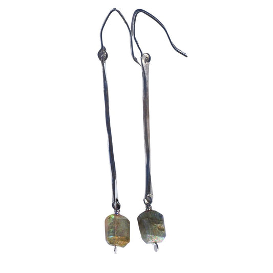 Labradorite Driftwood Earrings