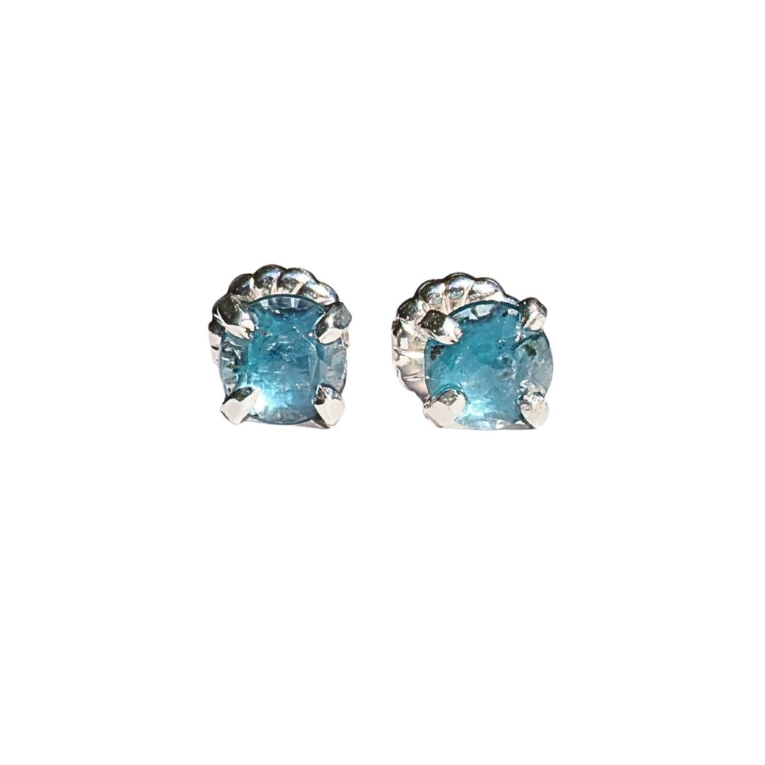 Blue Kyanite Studs