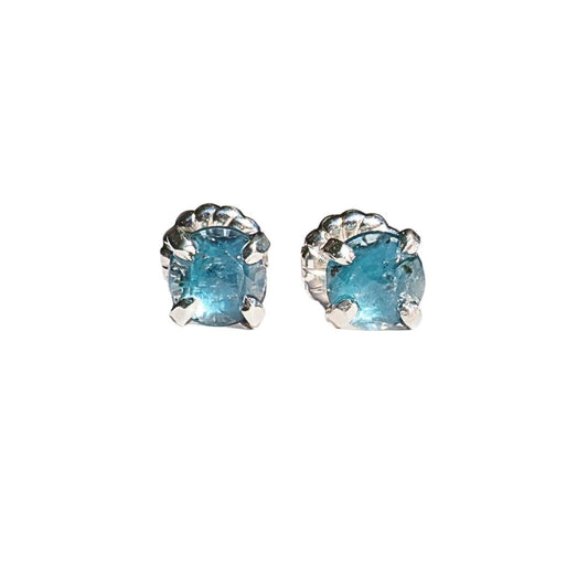 Blue Kyanite Studs