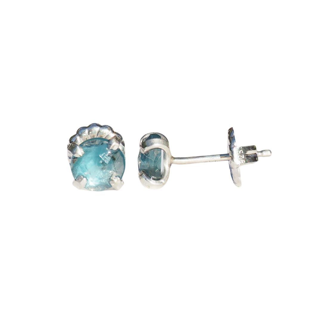 Blue Kyanite Studs