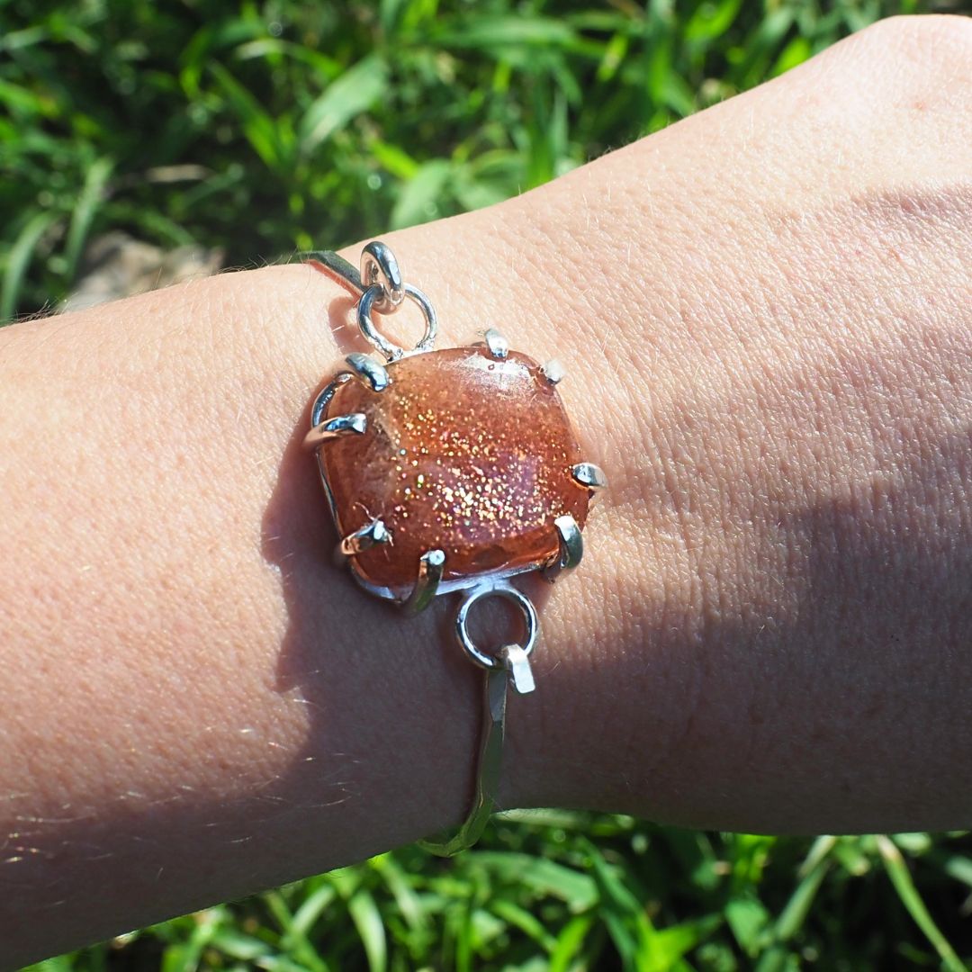 Sunstone Hook Bracelet
