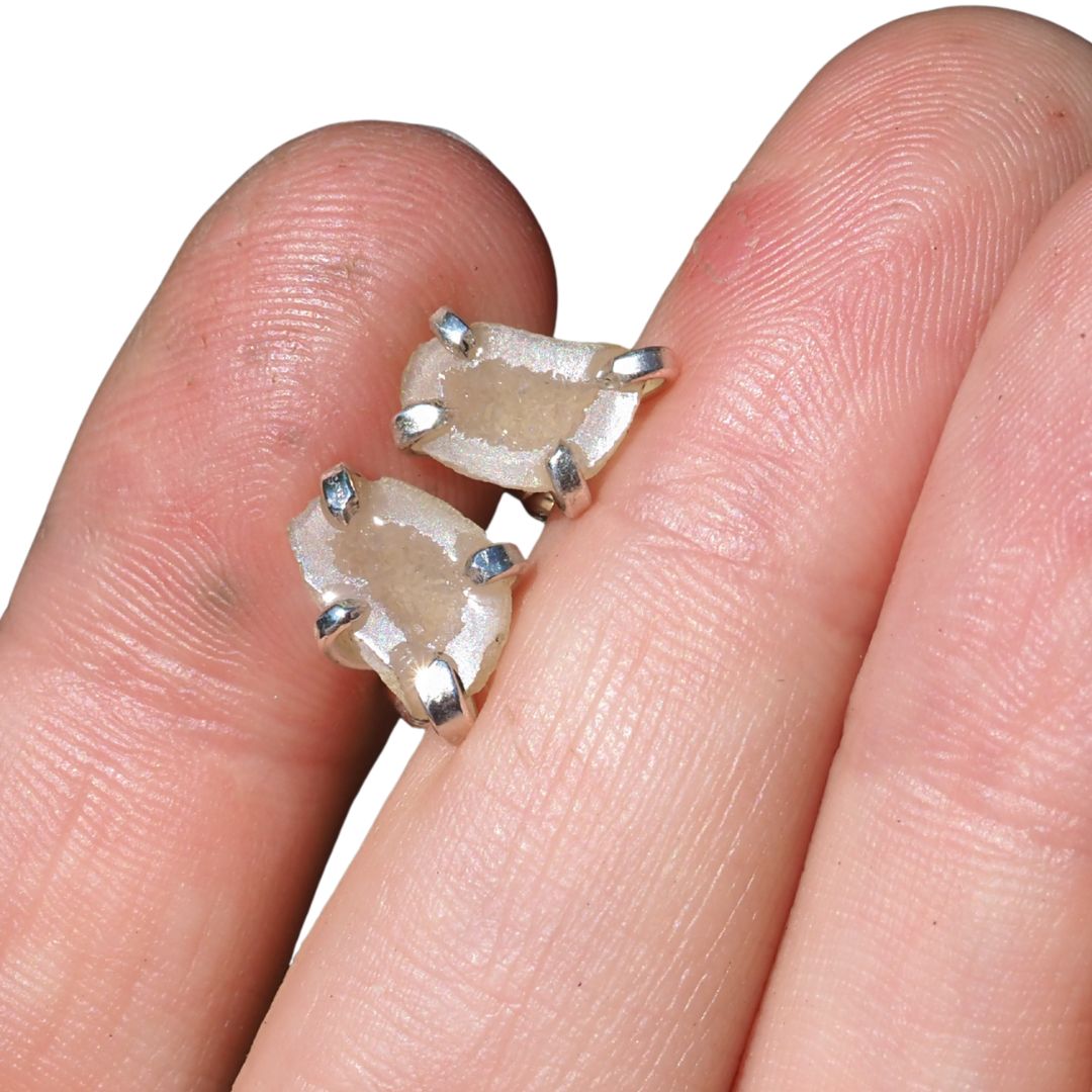 Tiny Geode Studs