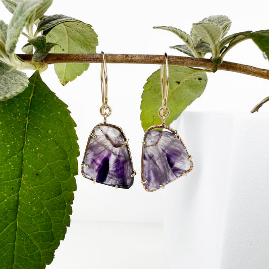 14k Amethyst Dream Earrings