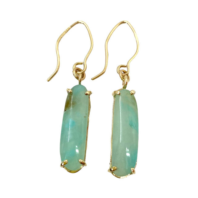 14k Peruvian Opal Earrings