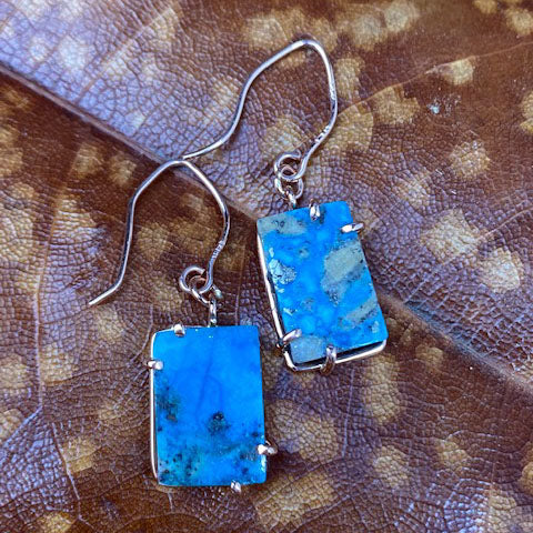 14k Turquoise Earrings