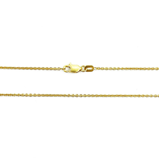 14k Yellow Gold Sturdy and Dainty Chain